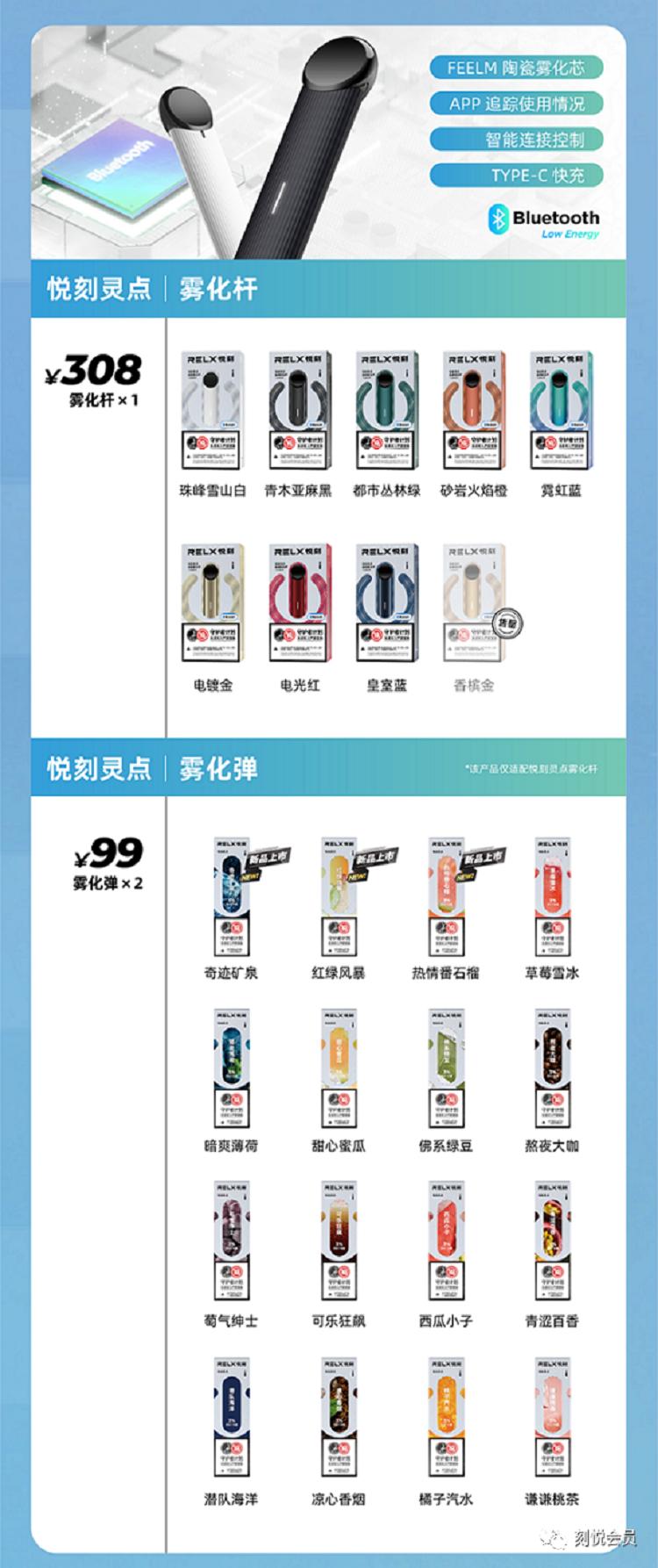 RELX悦刻五代产品1代~5代最新最详图文介绍(图6)