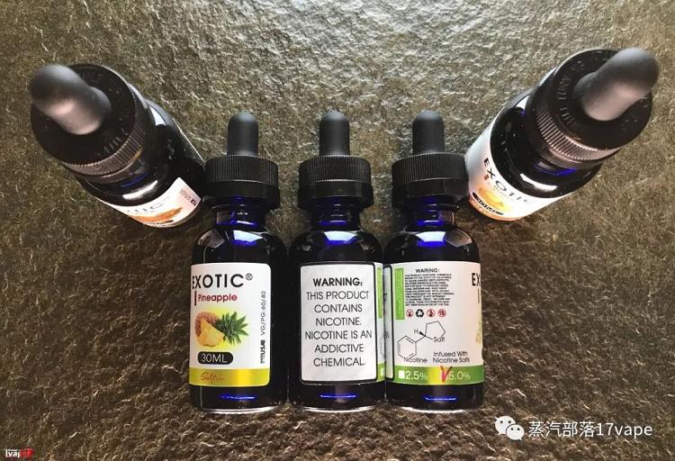 「众测」EXOTIC尼古丁盐烟油五种口味(图2)
