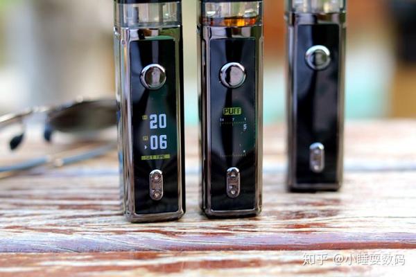 带屏幕可控制的电子烟，VOOPOO旗下新品体验，手动气动双吸模式(图12)