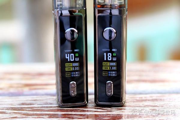 带屏幕可控制的电子烟，VOOPOO旗下新品体验，手动气动双吸模式(图13)