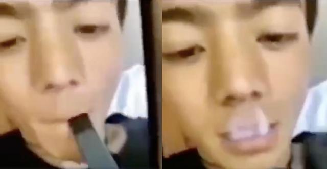 丁真抽电子烟视频疑曝光，口吐白烟一脸享受，公司回应显傲慢