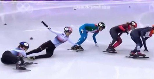 沈石溪崔敏静犯规姐妹花二次伤害之谜 韩国速滑堪比甄�执�