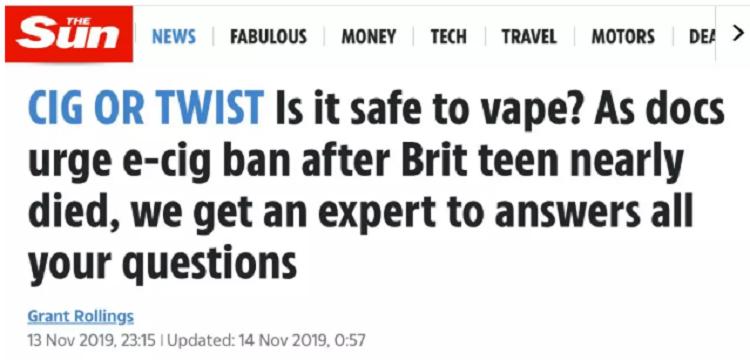 电子烟悦刻电子烟和平吗？英国专家这样说！